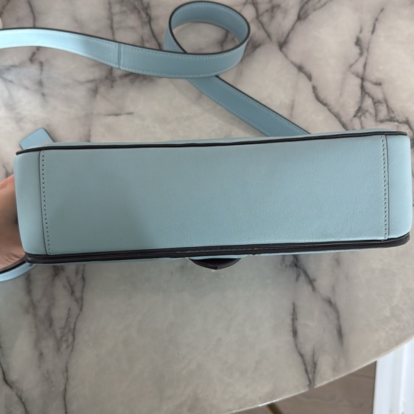 COACH - Georgia puffy quilting shoulder bag in light blue - Picture 5 of 5